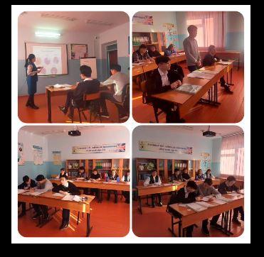 «Stress» тақырыбында ағылшын пәні бойы ашық сабақ өтті.