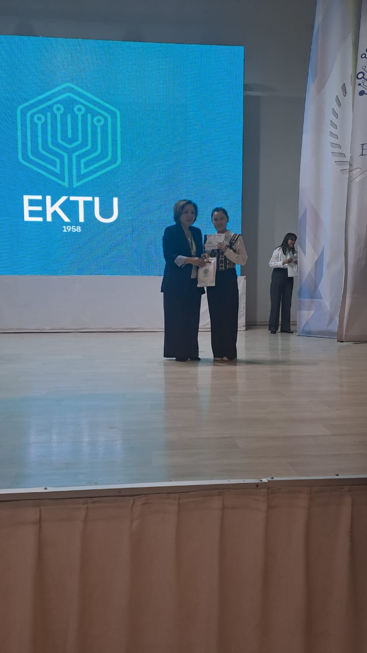 Дәулет Серікбаев атындағы ШҚТУ-да EduWeek EKTU-2024 академиялық апталығы аясында дәстүрлі «Жас талап KZ» окушылар олимпиадасының жеңімпазы
